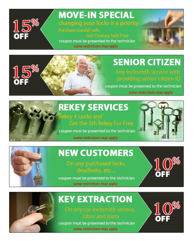 Lock Safe Services Los Angeles, CA 310-844-9291 - coupon23-set-five